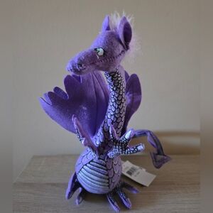 Annalee Purple 12" Dragon Plush Retired 2020